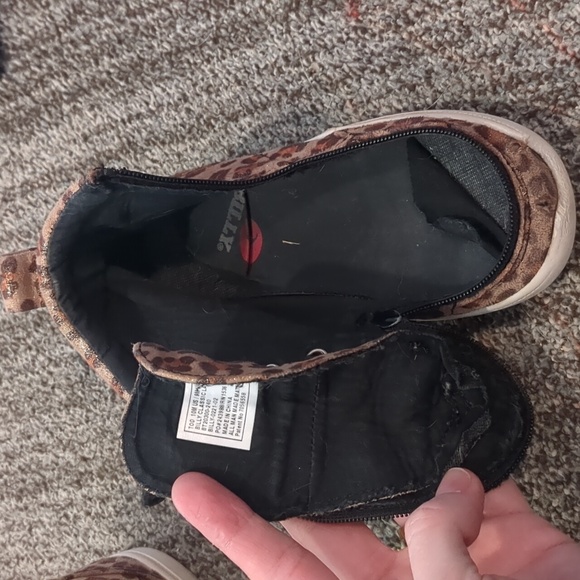 Billy's sparkly "Leopard Shimmer" Print high tops - Picture 4 of 9